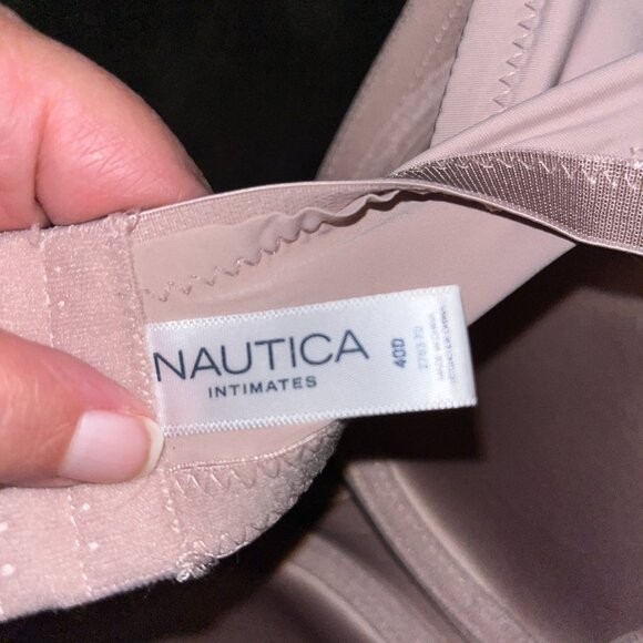 Nautica Intimates Light Pink Bra 40D | Seamless Underwire T-Shirt Bra Molded Cup - Picture 2 of 4